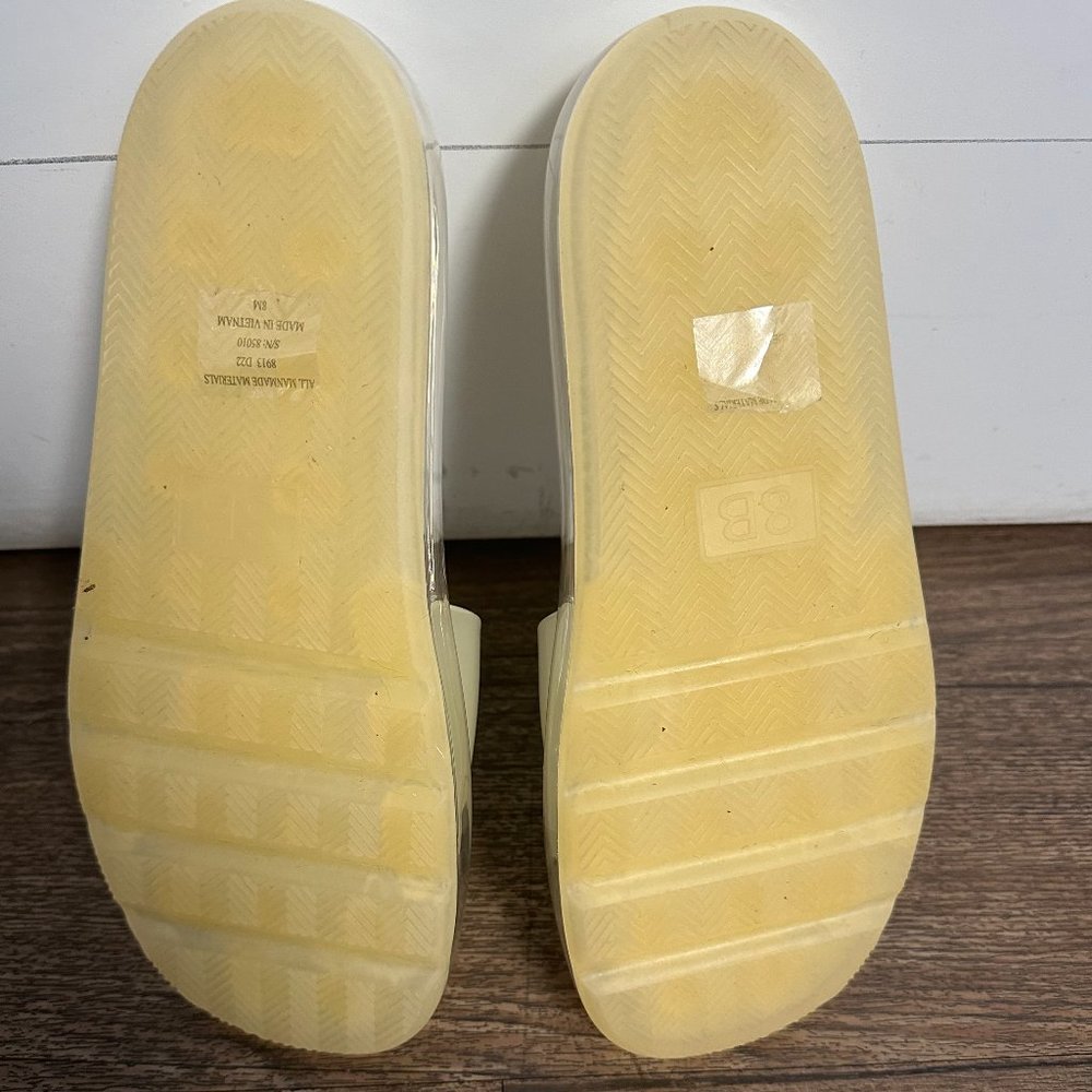 Tory Burch Bubble Jelly Slides EXCELLENT USED CONDITION - Picture 3 of 4